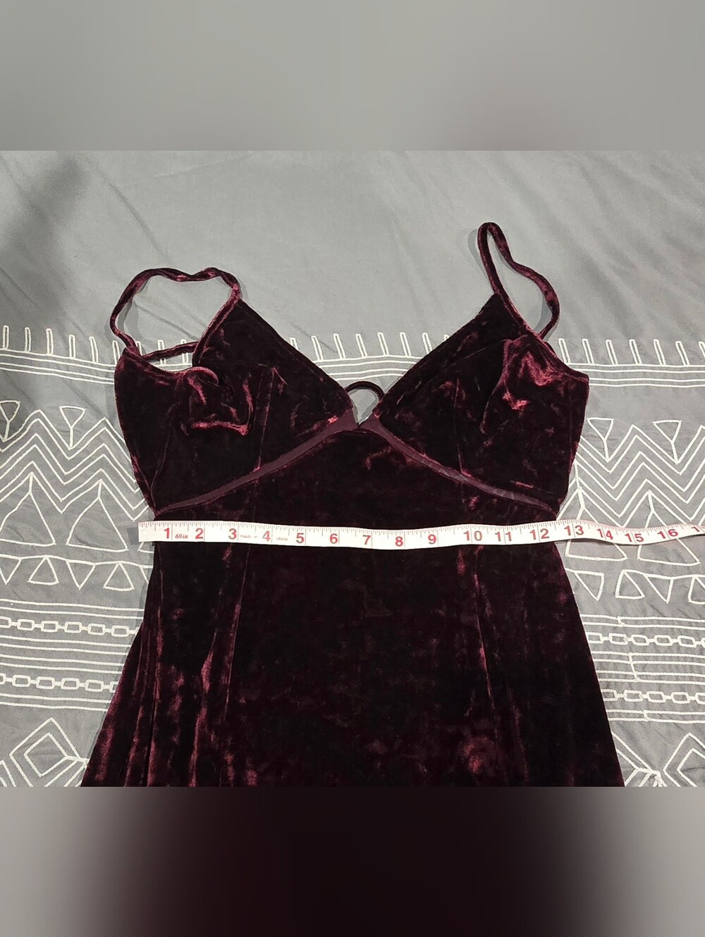 Free People Intimately Low Key Crushin Velvet Maxi Slip Dress Size Small - Picture 4 of 10
